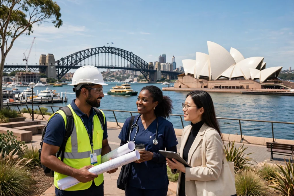 Sydney Harbour representing jobs in Australia 2026