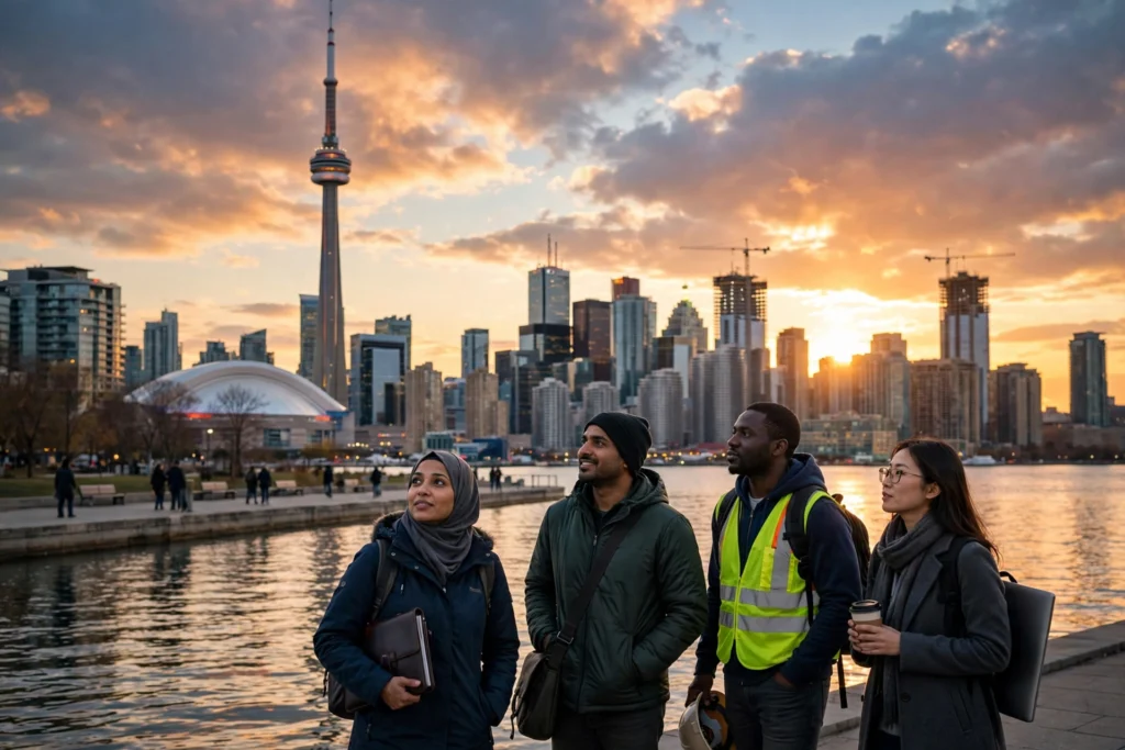 Toronto skyline representing jobs in Canada 2026