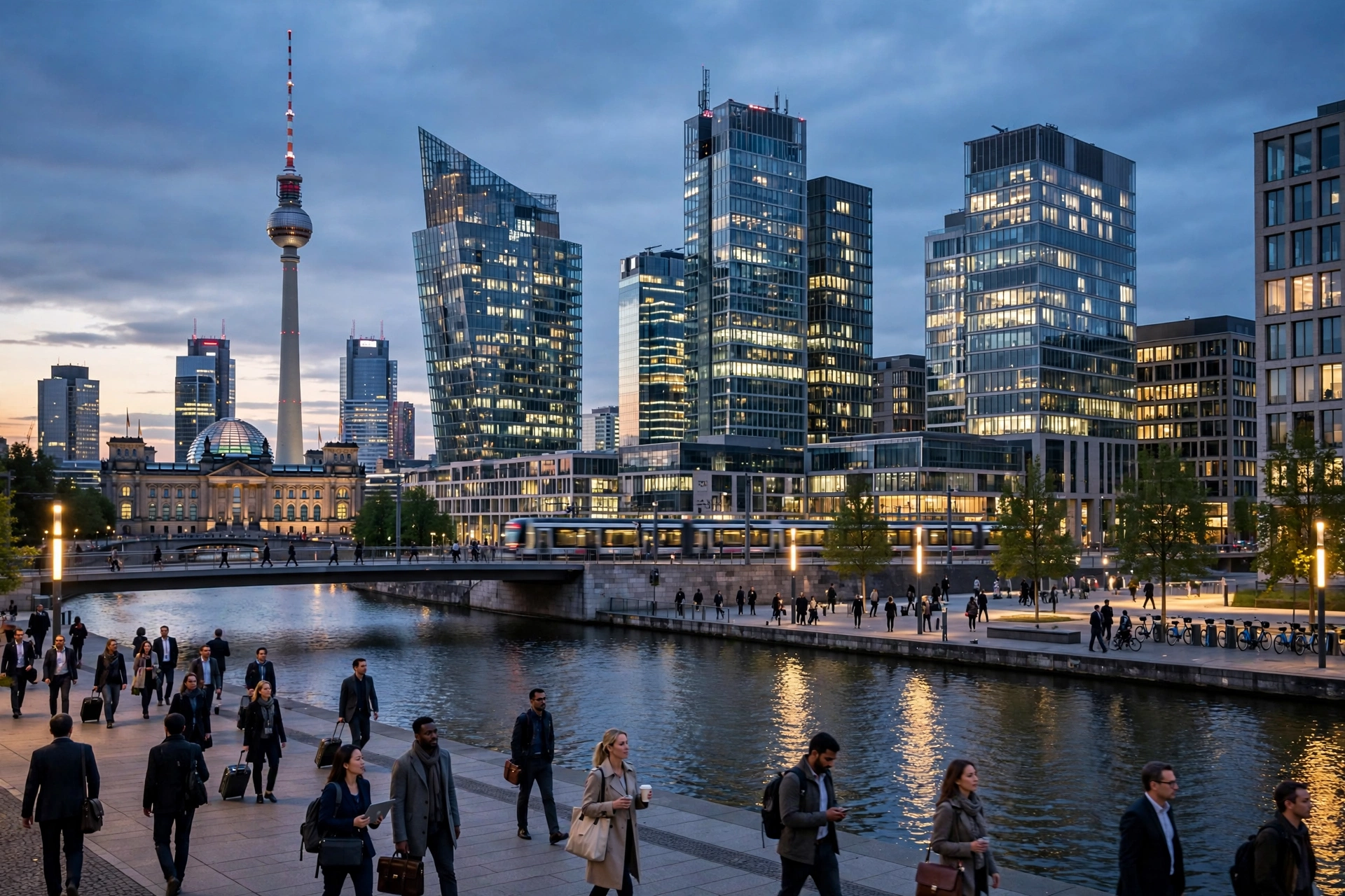 Berlin skyline representing jobs in Europe 2026