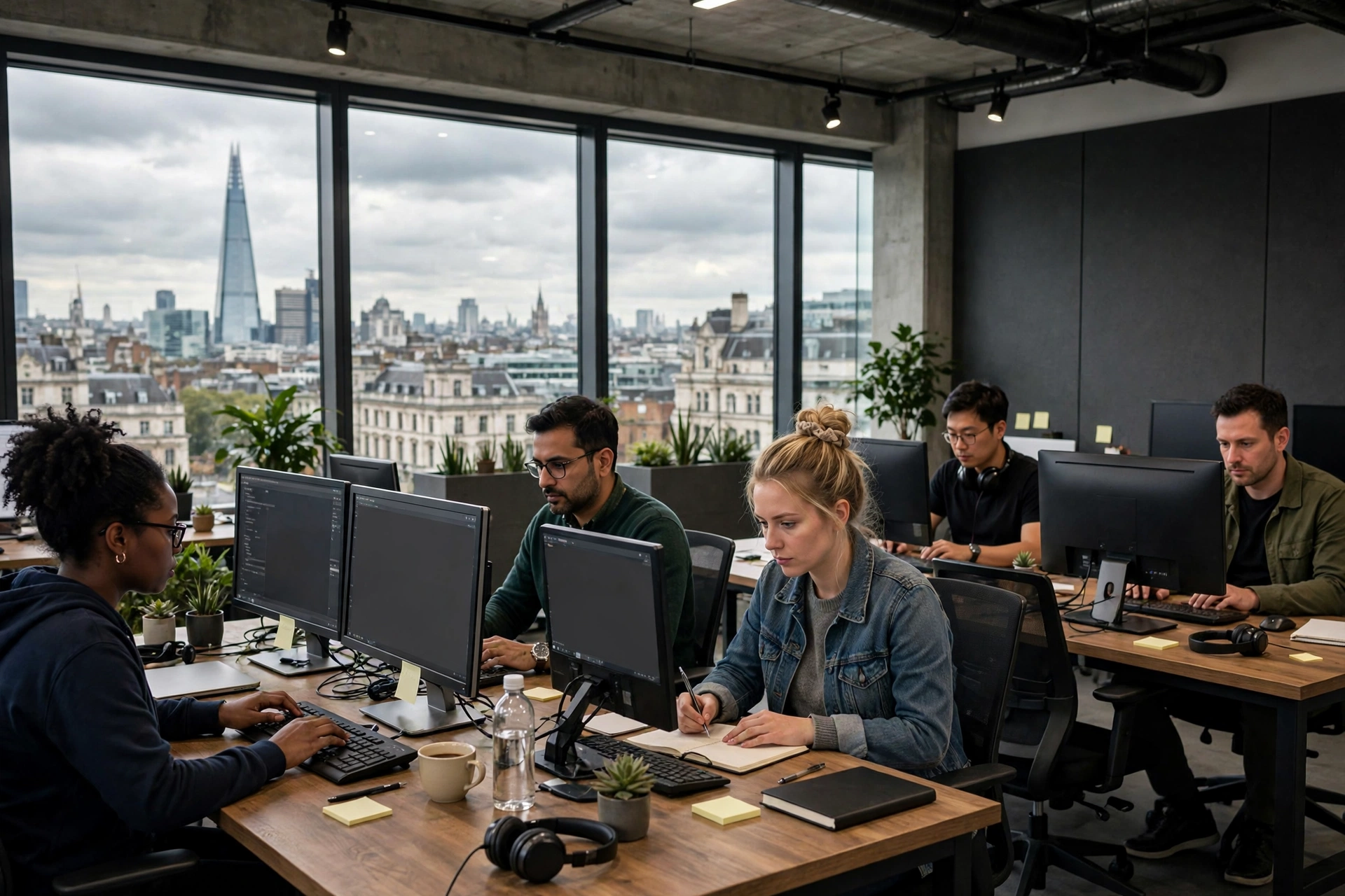 London tech office representing IT jobs in UK for Pakistanis 2026