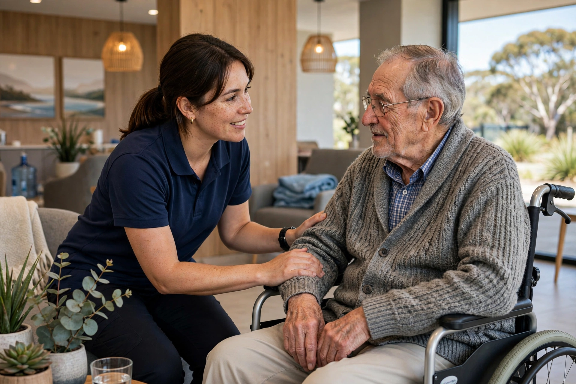 Aged care worker representing servant jobs in Australia 2026