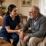 Caregiver representing servant jobs in USA 2026
