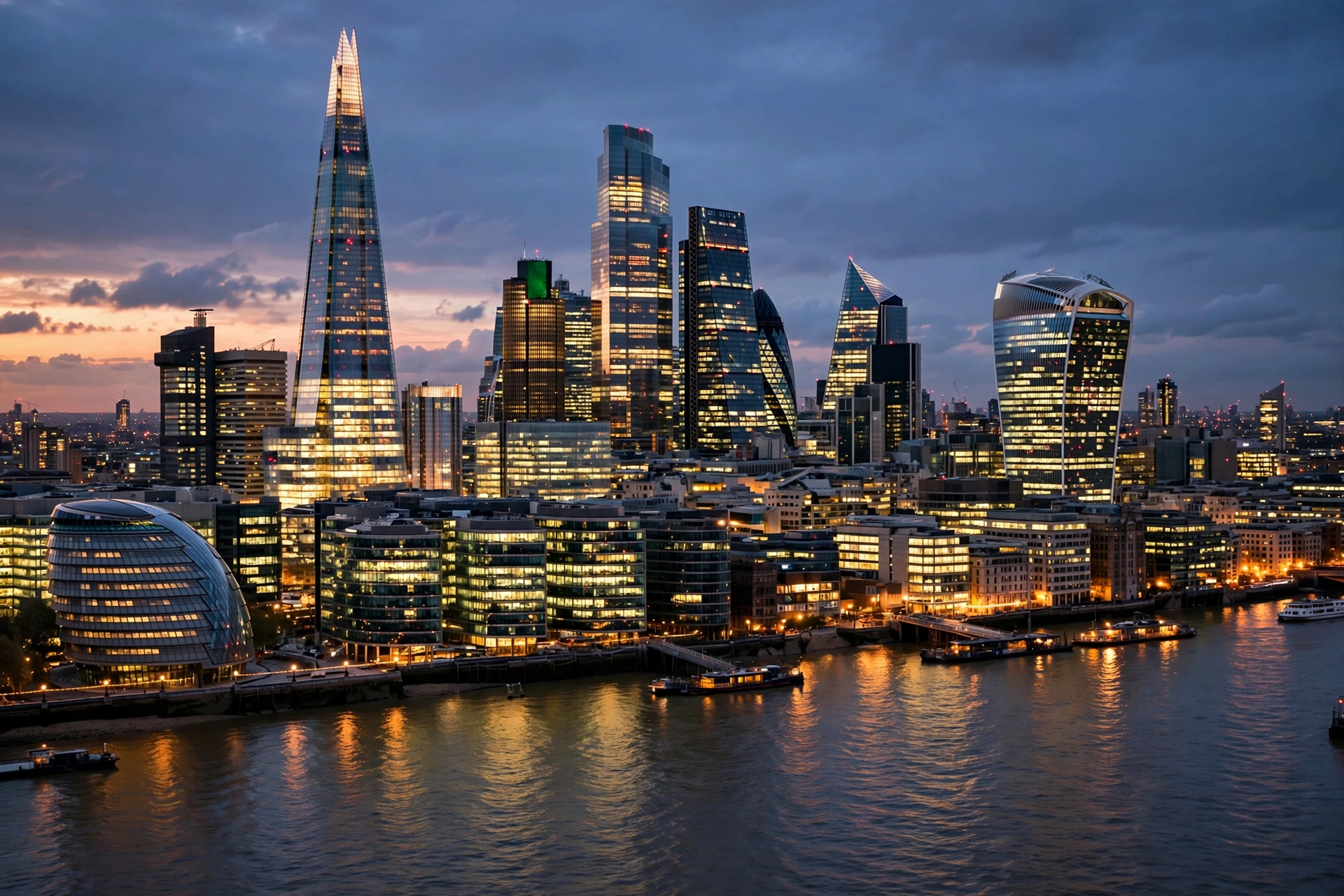London skyline representing jobs in UK for Pakistanis 2026